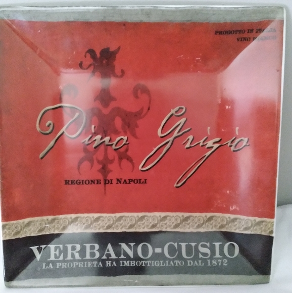 Cape Craftsmen 8" Wine Decorative Plate - Picture 4 of 4